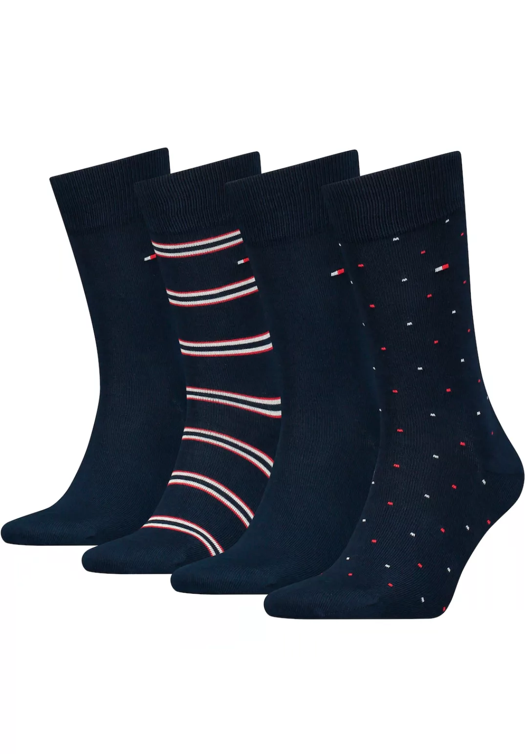 Tommy Hilfiger Socken, (Packung, 4 Paar), TH MEN SOCK 4P TIN GIFTBOX STRIPE günstig online kaufen