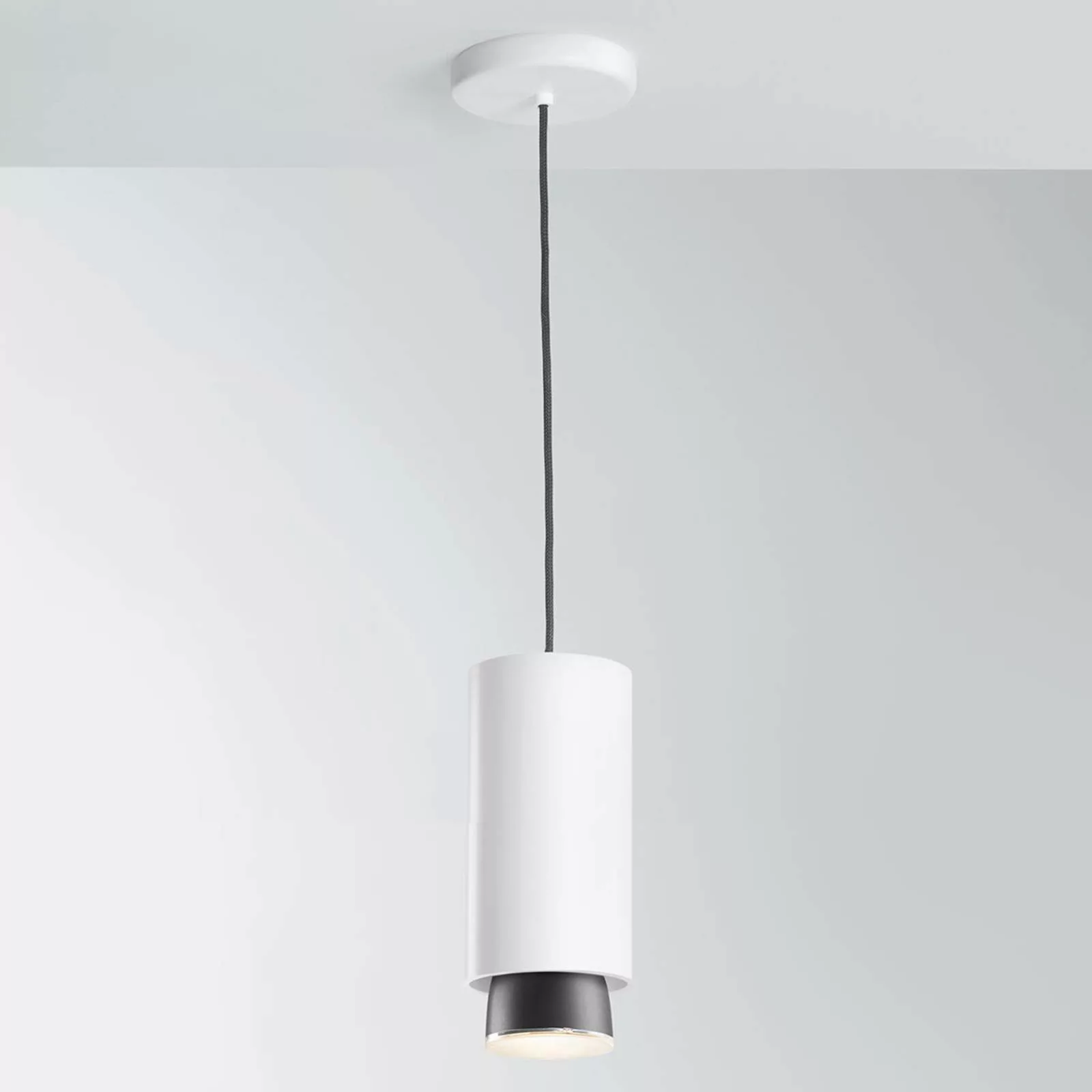 Fabbian Claque LED-Hängeleuchte 20 cm weiß günstig online kaufen