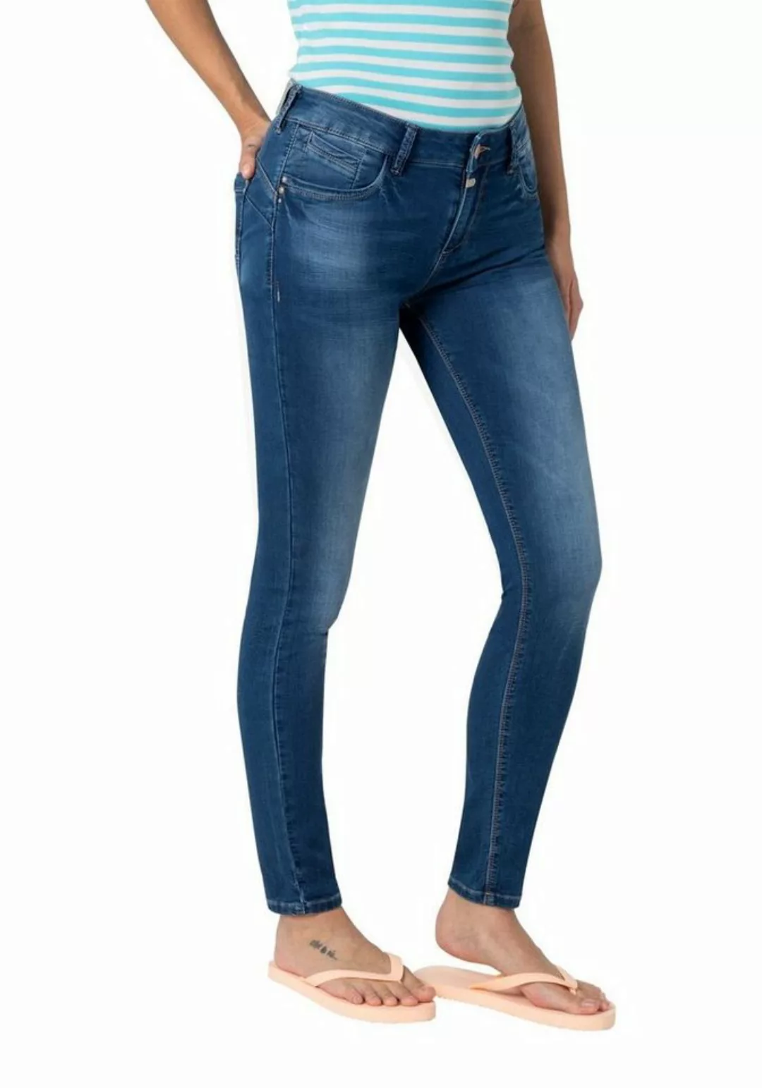 Timezone Damenjeans Tight Sanya brisk blue wash günstig online kaufen