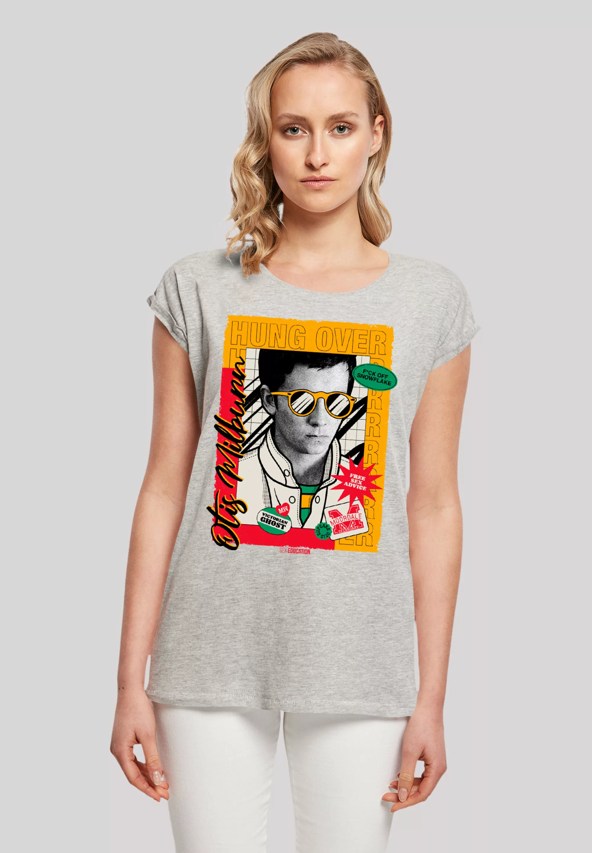 F4NT4STIC T-Shirt "Sex Education Otis Hung Over Collage", Premium Qualität günstig online kaufen