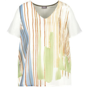 Samoon  T-Shirt Rundhals T-Shirt für Damen in offwhite günstig online kaufen