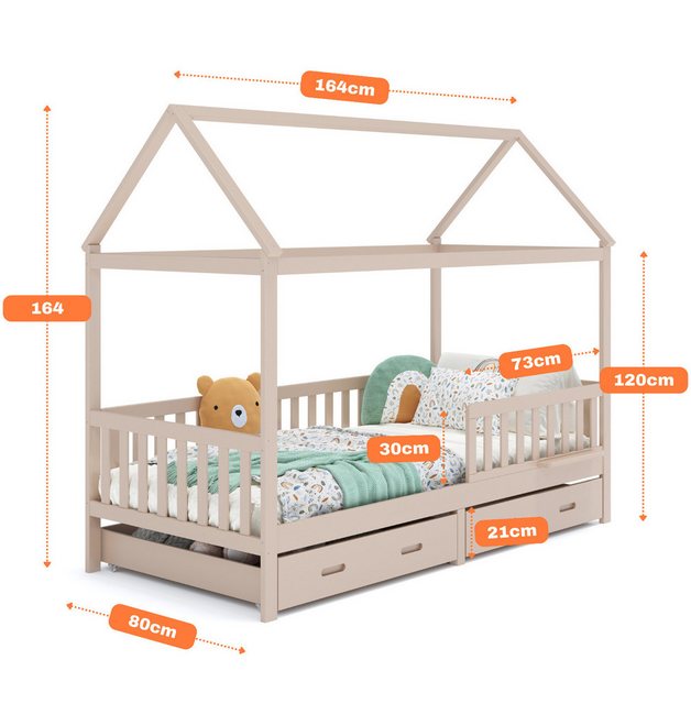 ALAVYA Home Kids Hausbett CLOUD aus Buche – FSC® 100% zertifiziert - Limiti günstig online kaufen