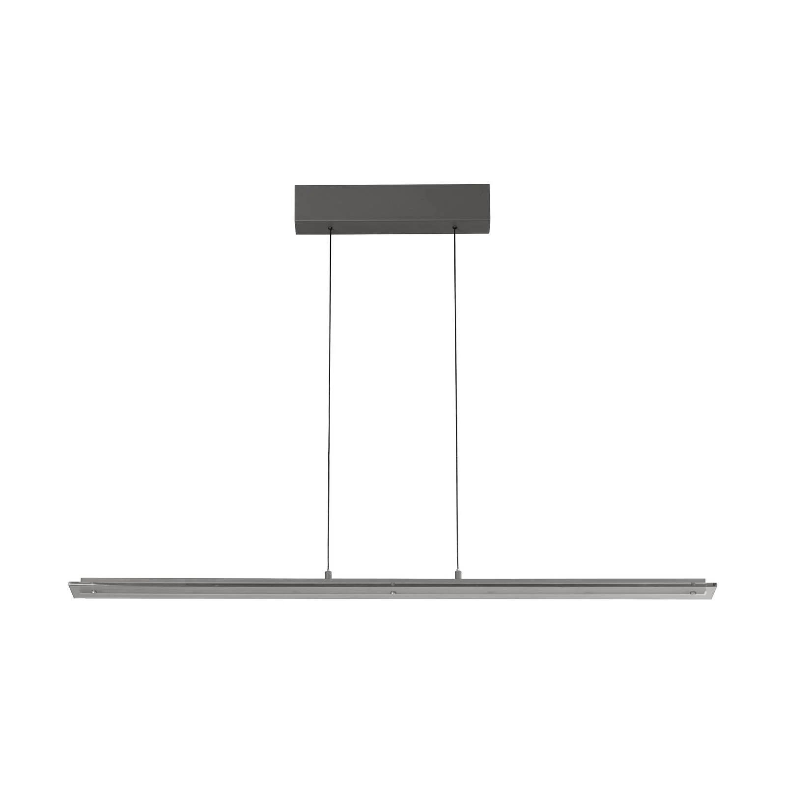LED-Pendellampe Torvi, sandgrau/rauchgrau, Länge 115 cm, CCT günstig online kaufen