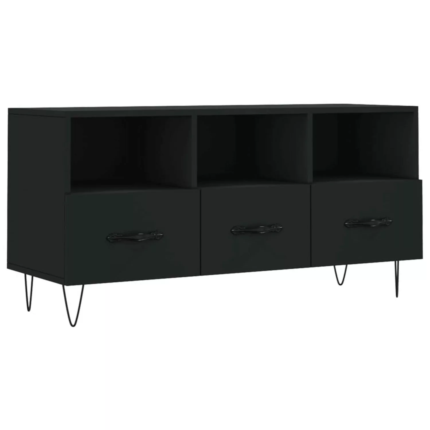 VidaXL TV-Schrank Schwarz 102x36x50 cm Holzwerkstoff  Modell 4 günstig online kaufen