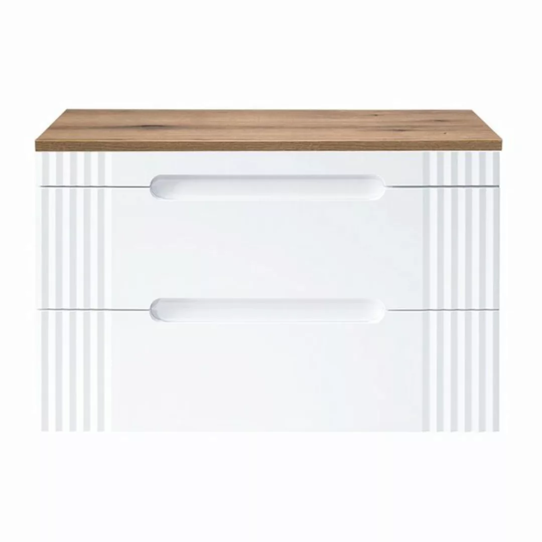 Lomadox Waschbeckenschrank FAIRFIELD-56 Waschtischunterschrank 100 cm weiß günstig online kaufen