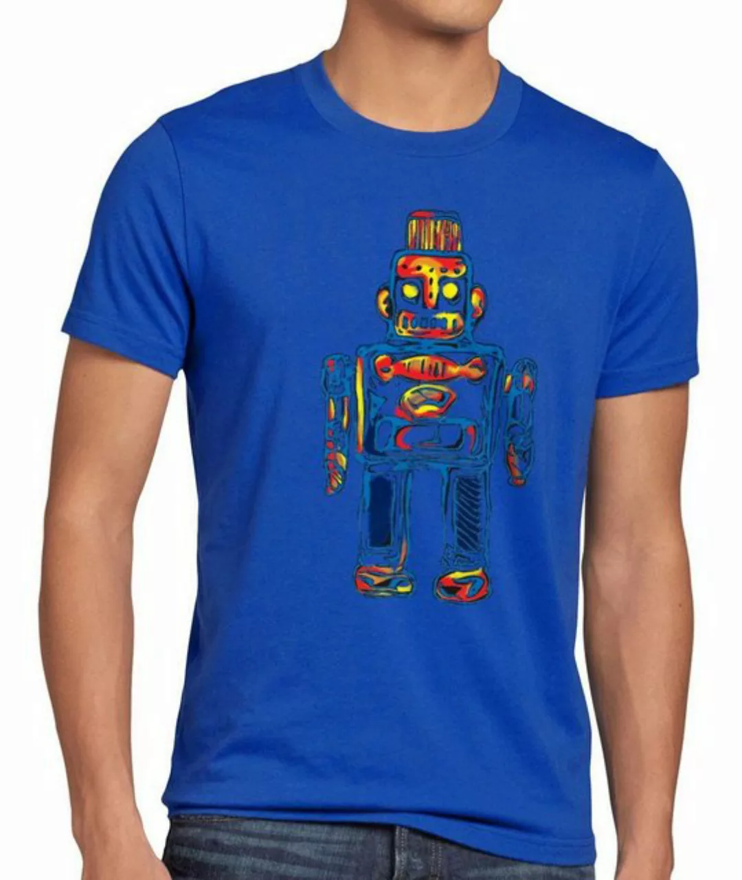 style3 Print-Shirt Herren T-Shirt Sheldon Toy Robot big bang cooper tbbt Ro günstig online kaufen