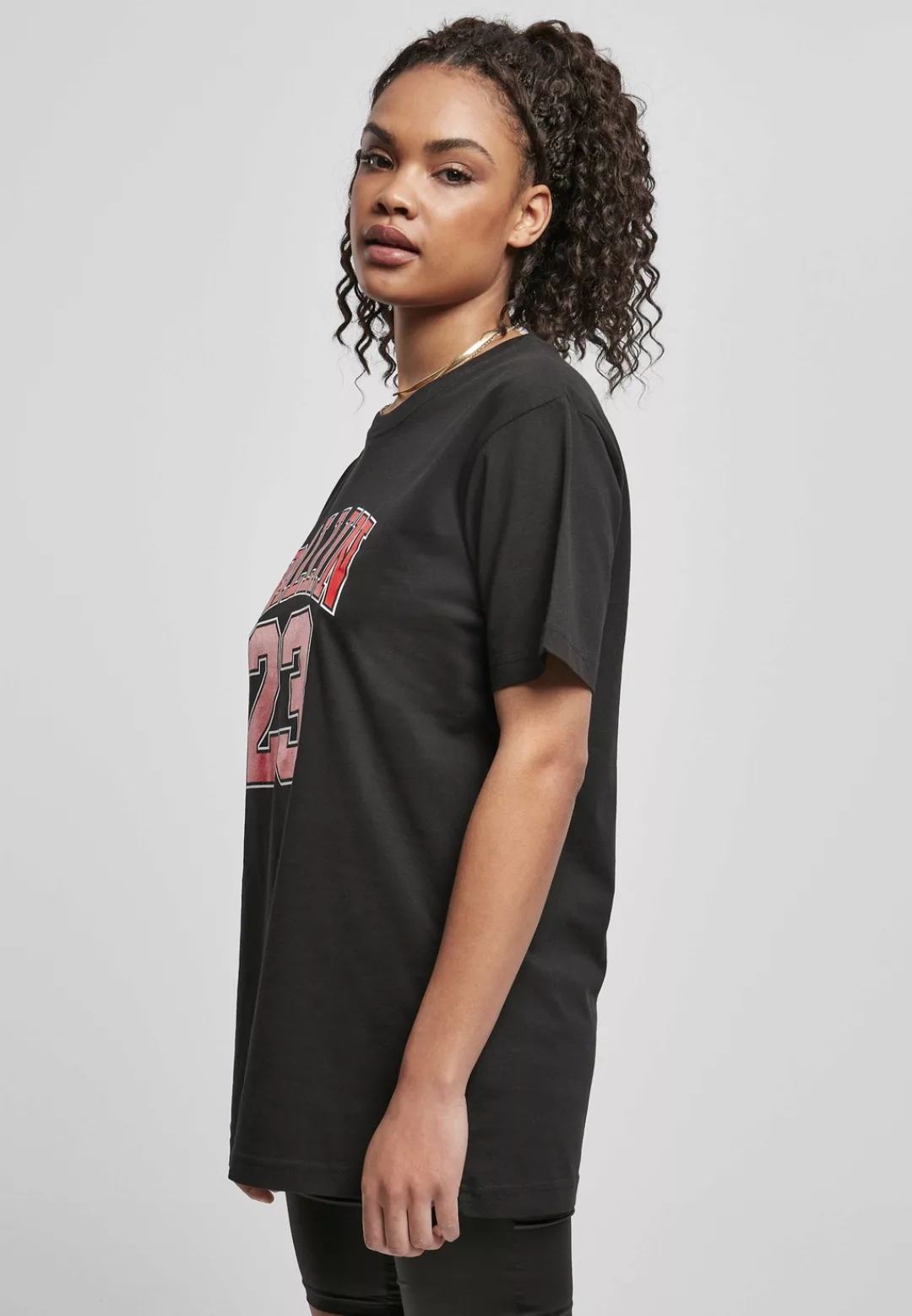 MisterTee Kurzarmshirt "MisterTee Herren Le Papillon Oversize Tee", (1 tlg. günstig online kaufen