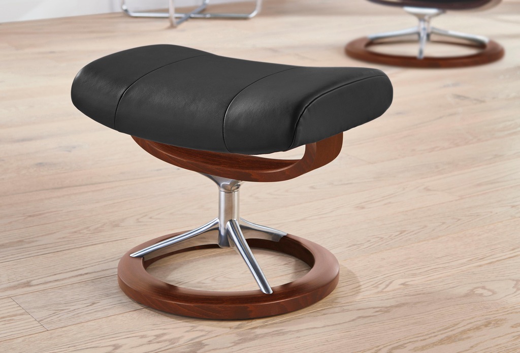 Stressless Hocker "Garda", mit Signature Base, Gestell Braun günstig online kaufen