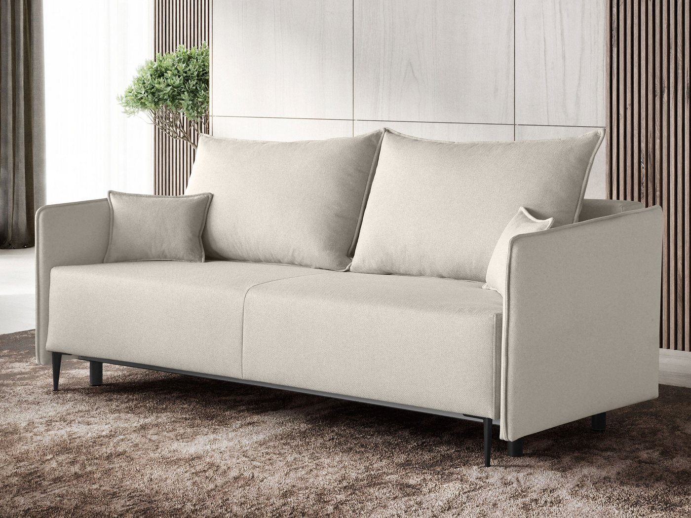 Beautysofa Sofa Modernes bequemes stilvolles KYOTO-Sofa, Große Schlaffläche günstig online kaufen