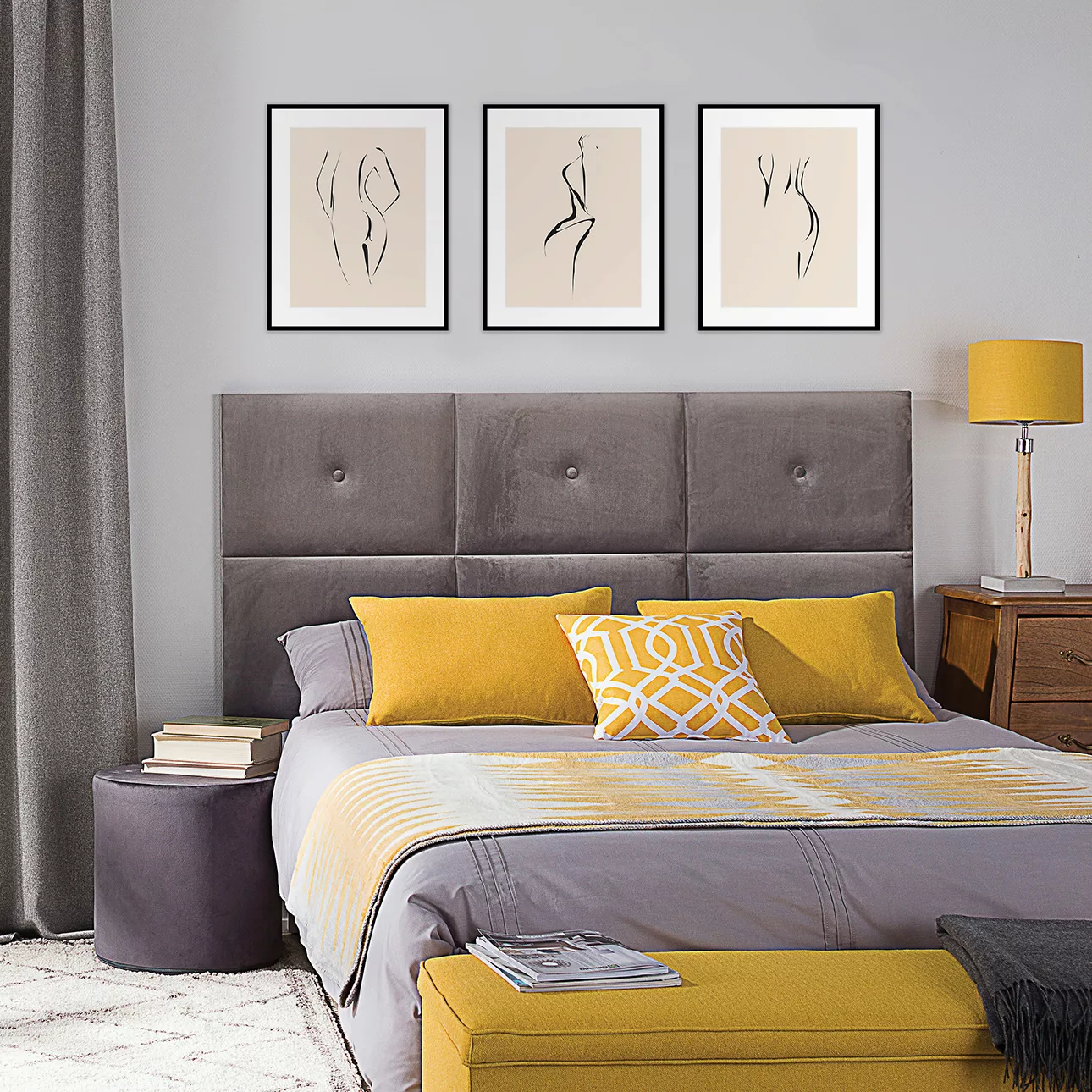 Bild Nude Line I 40 x 50 cm, 40 x 50 cm günstig online kaufen