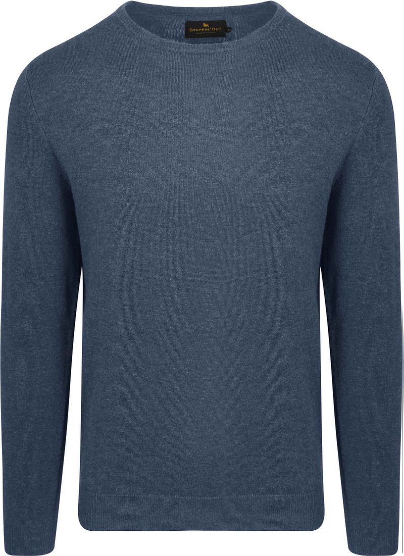 Steppin' Out Pullover Merinowolle Kobaltblau - Größe XXL günstig online kaufen