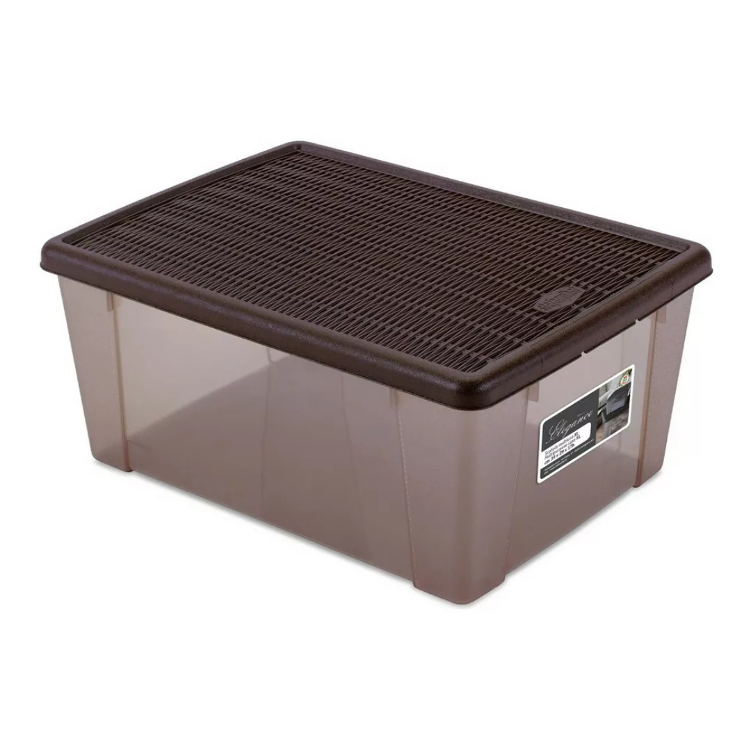 Box Mit Deckel Elegance Kunststoff Schokolade (29 X 17 X 39 Cm) günstig online kaufen