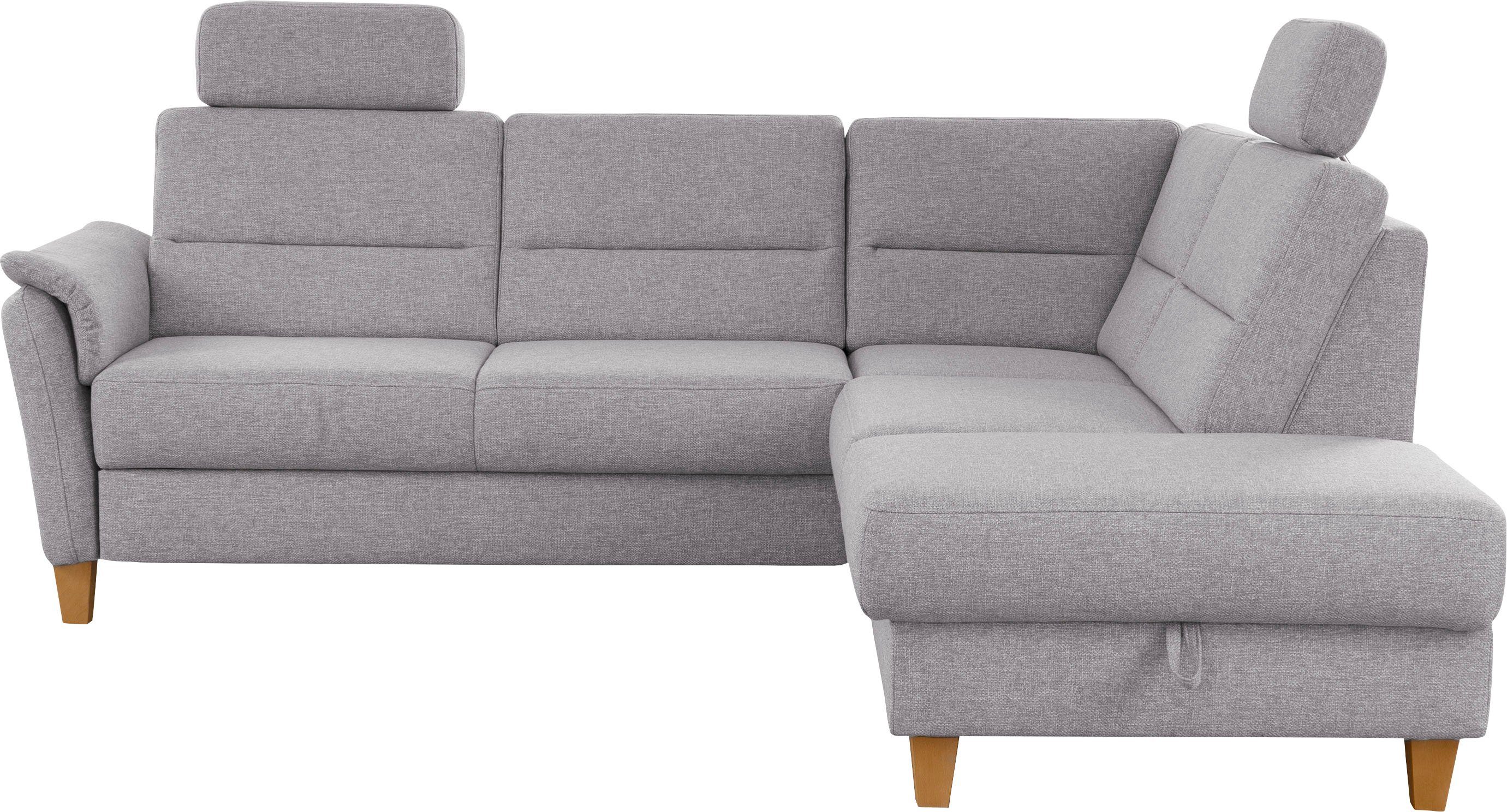 Home affaire Ecksofa Palmera L-Form, Federkern, günstig online kaufen