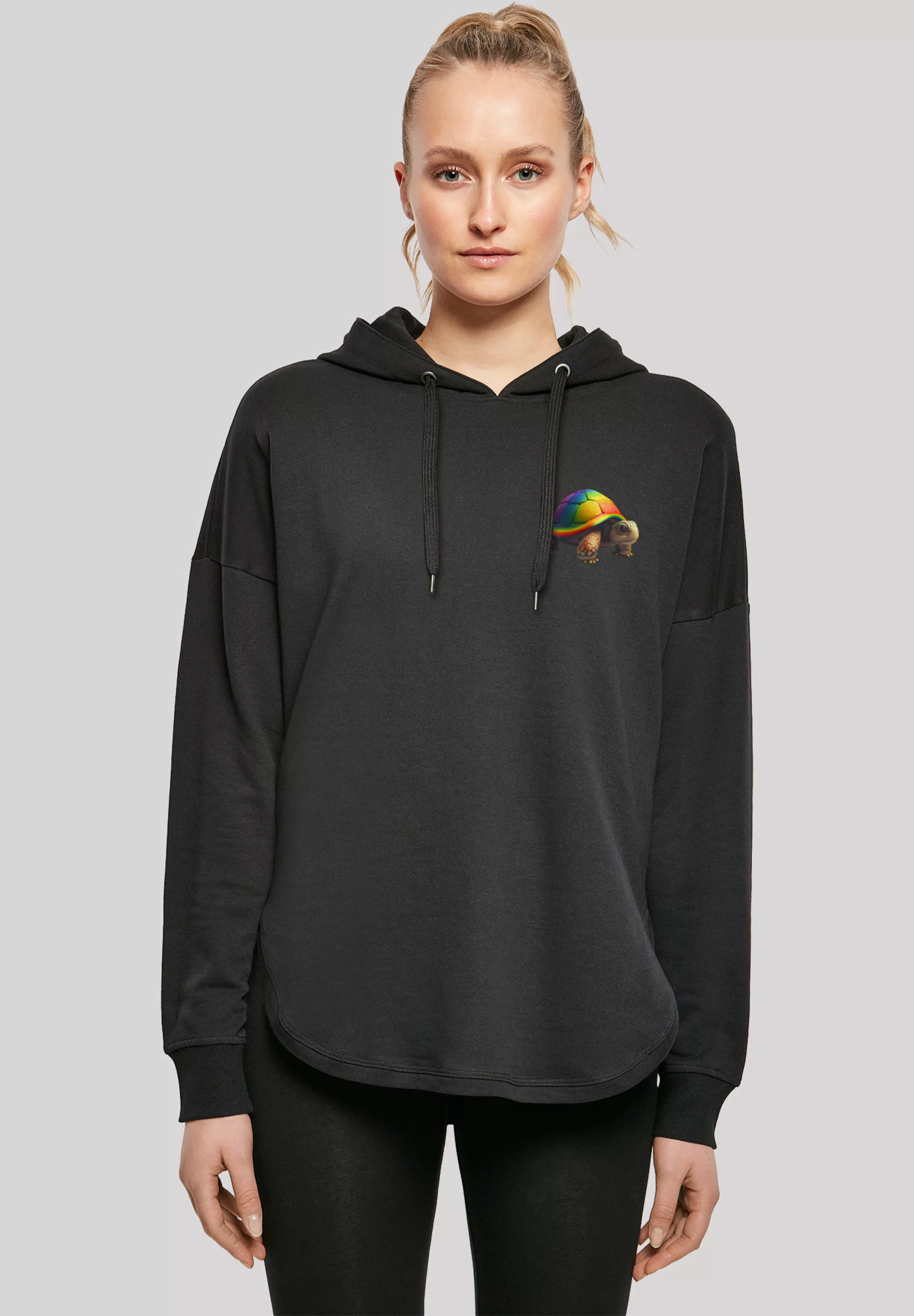 F4NT4STIC Kapuzenpullover "Rainbow Turtle OVERSIZE HOODIE", Print günstig online kaufen