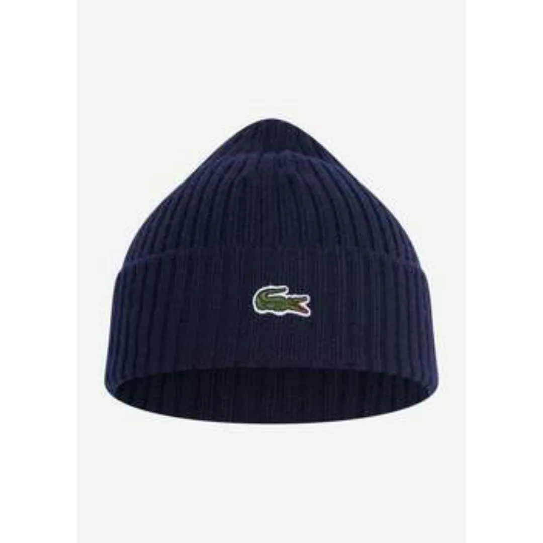 Lacoste  Mütze Wool cap - navy blue günstig online kaufen