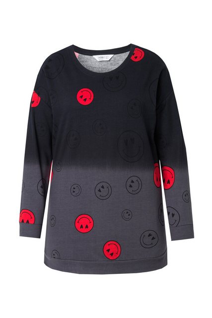 Angel of Style Sweatshirt Sweatshirt oversized Farbverlauf Smiley Langarm günstig online kaufen