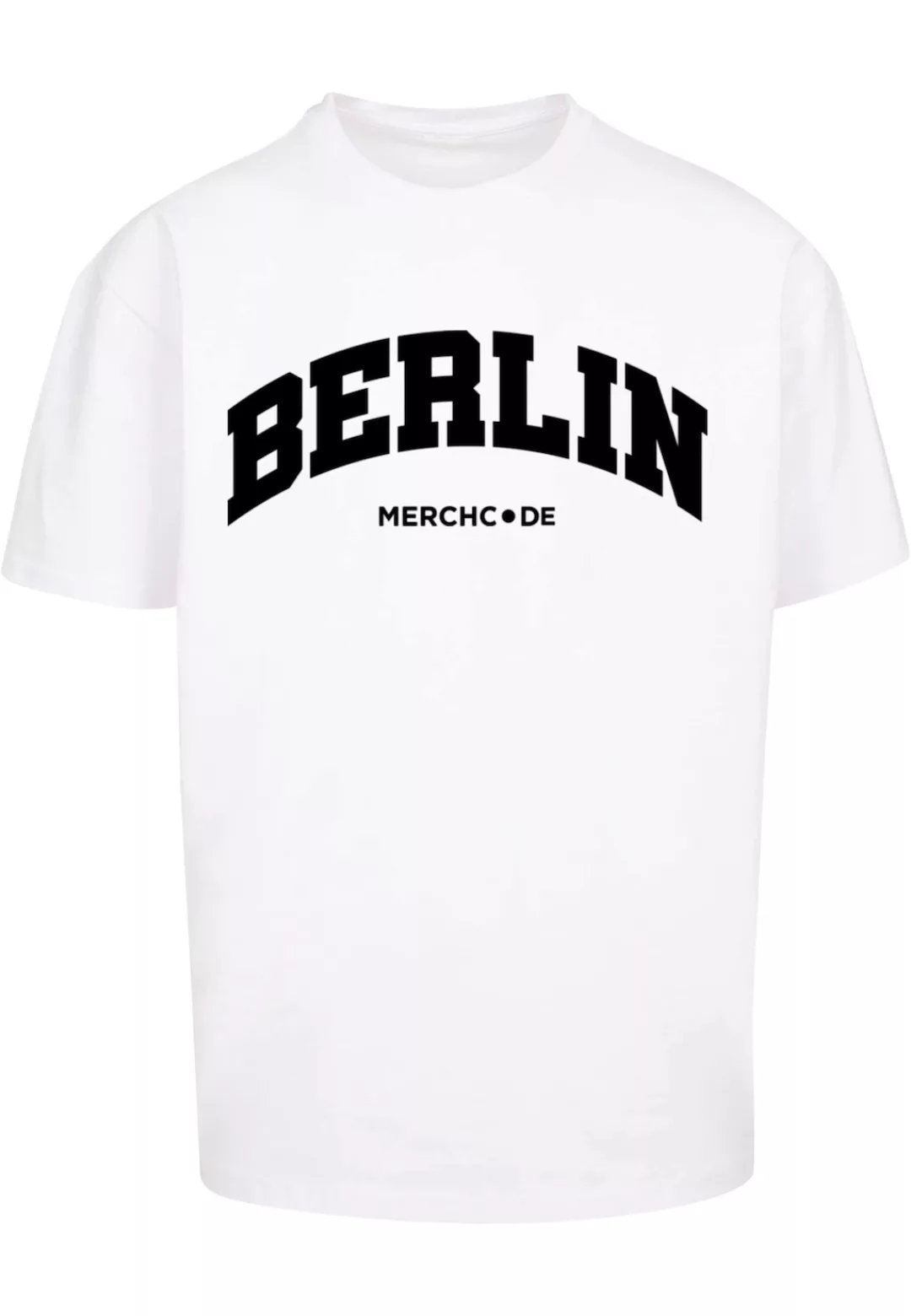 Merchcode T-Shirt "Merchcode Herren Berlin Wording - Heavy Oversize Tee", ( günstig online kaufen