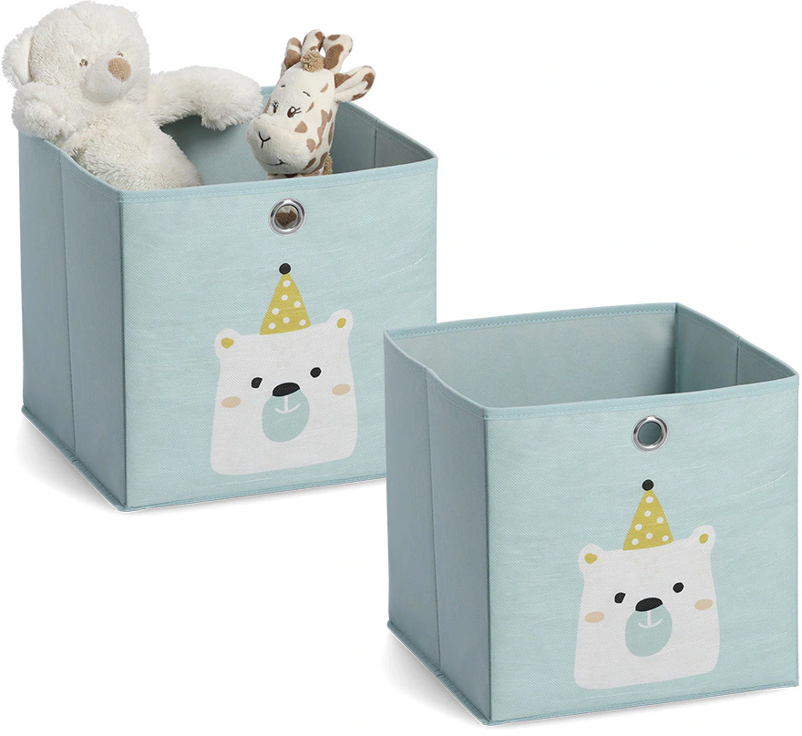 Zeller Present Organizer "Icebear", (Set, 2 St.), Aufbewahrungsbox, platzsp günstig online kaufen