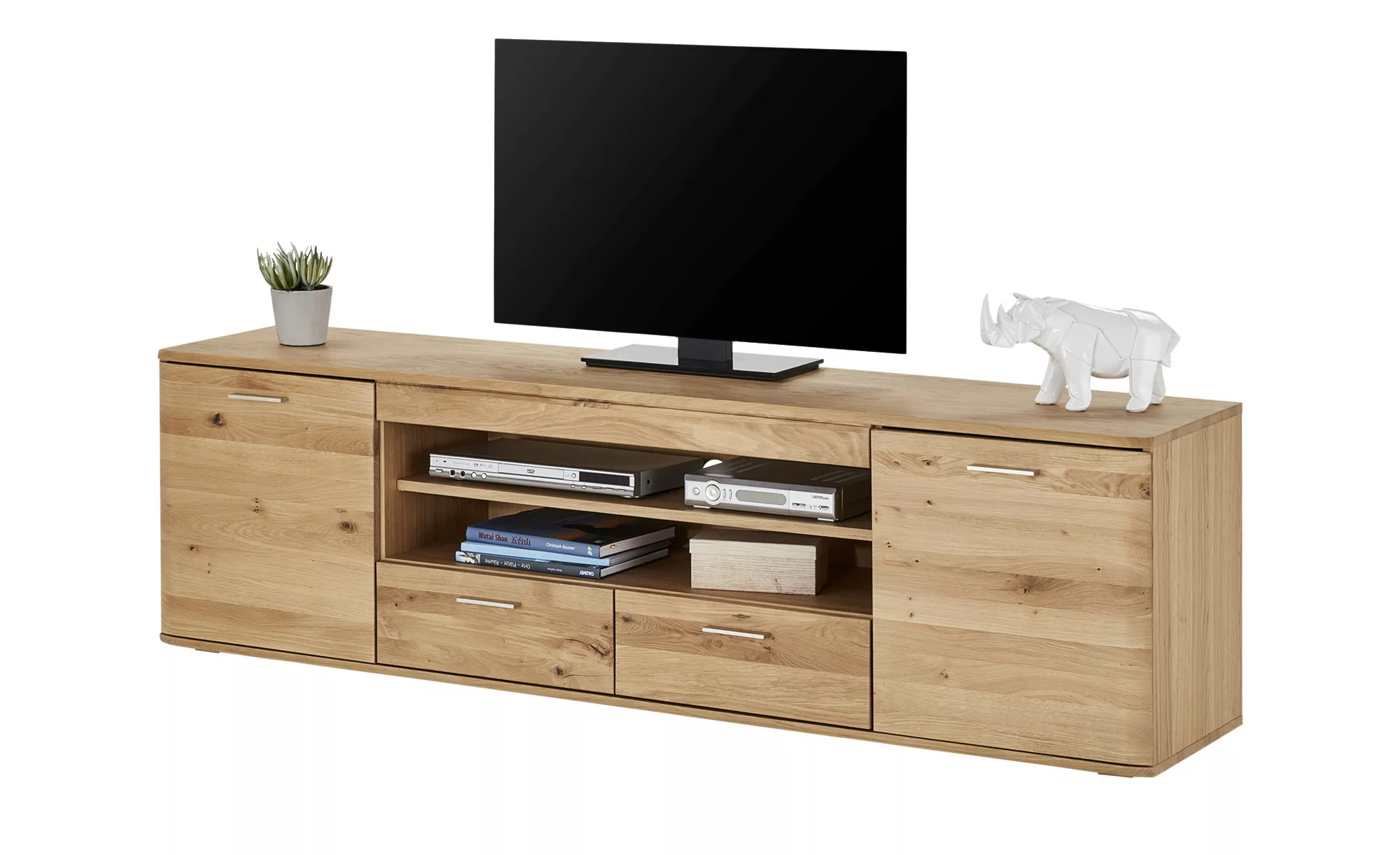 TV Board  Melle ¦ holzfarben ¦ Maße (cm): B: 200 H: 58 T: 44 TV- & Media Mö günstig online kaufen