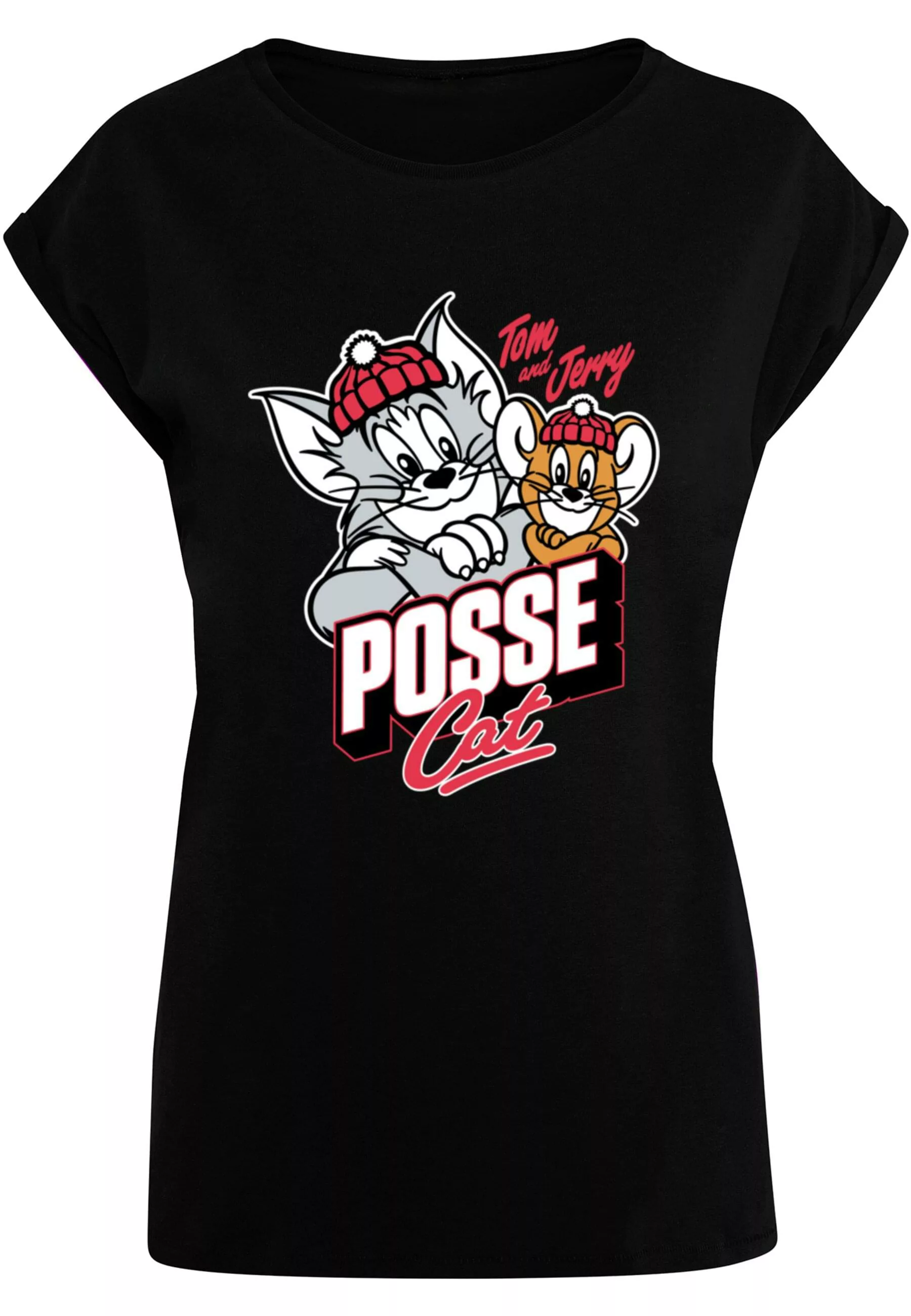 ABSOLUTE CULT T-Shirt "ABSOLUTE CULT Damen Ladies Tom and Jerry - Posse Cat günstig online kaufen