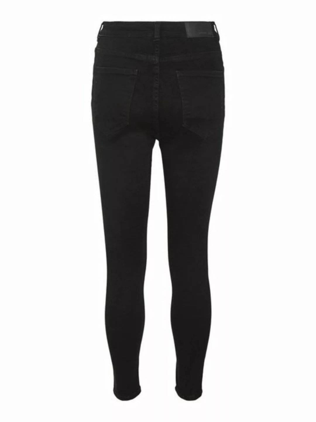 Noisy May Damen Jeans NMBUDDY Skinny Fit Schwarz - Black Denim günstig online kaufen