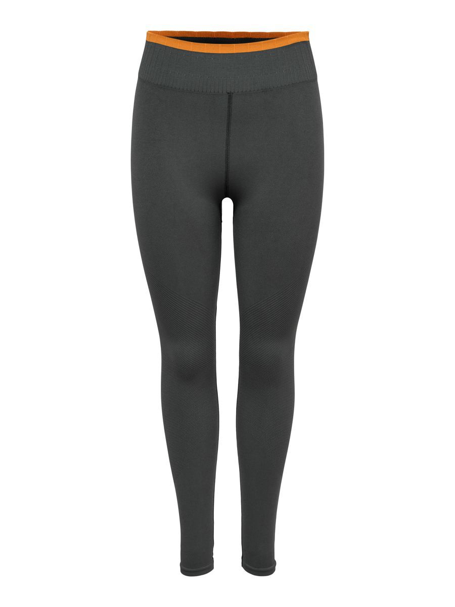 ONLY High Waist Trainingstights Damen Grau günstig online kaufen