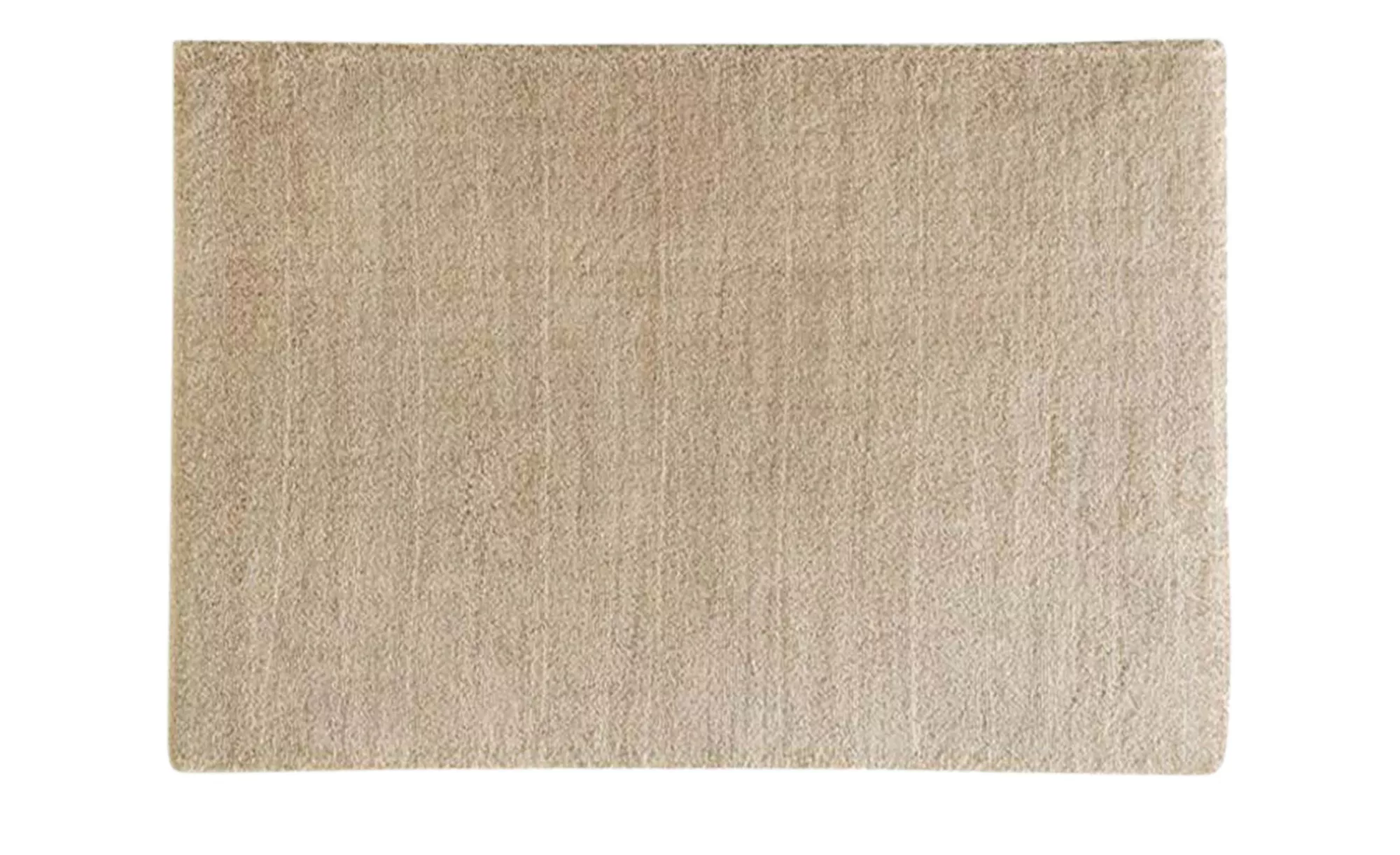 Hochflorteppich - beige - Synthethische Fasern - 160 cm - Teppiche > Wohnte günstig online kaufen