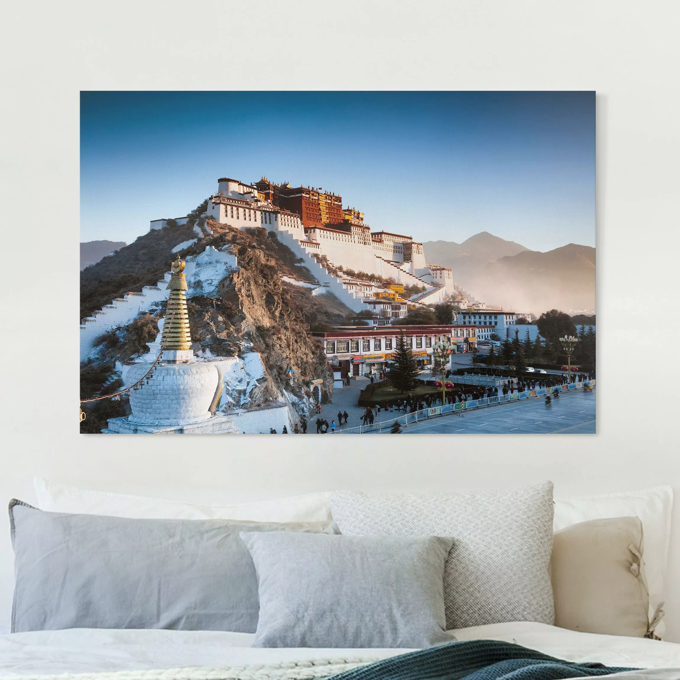 Leinwandbild Potala Palast in Tibet günstig online kaufen