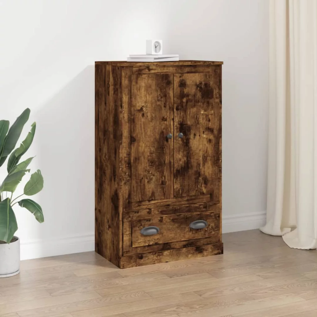 Vidaxl Highboard Räuchereiche 60x35,5x103,5 Cm Holzwerkstoff günstig online kaufen