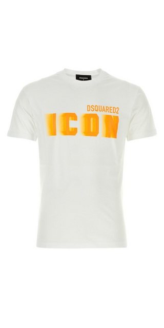 Dsquared2 Print-Shirt Dsquared2 Gradient Icon T-Shirt Weiß Herren günstig online kaufen