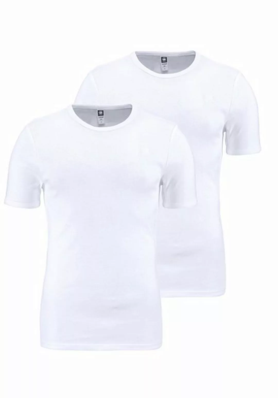 G-star Base Round Neck 2 Units Kurzarm T-shirt 2XL White günstig online kaufen