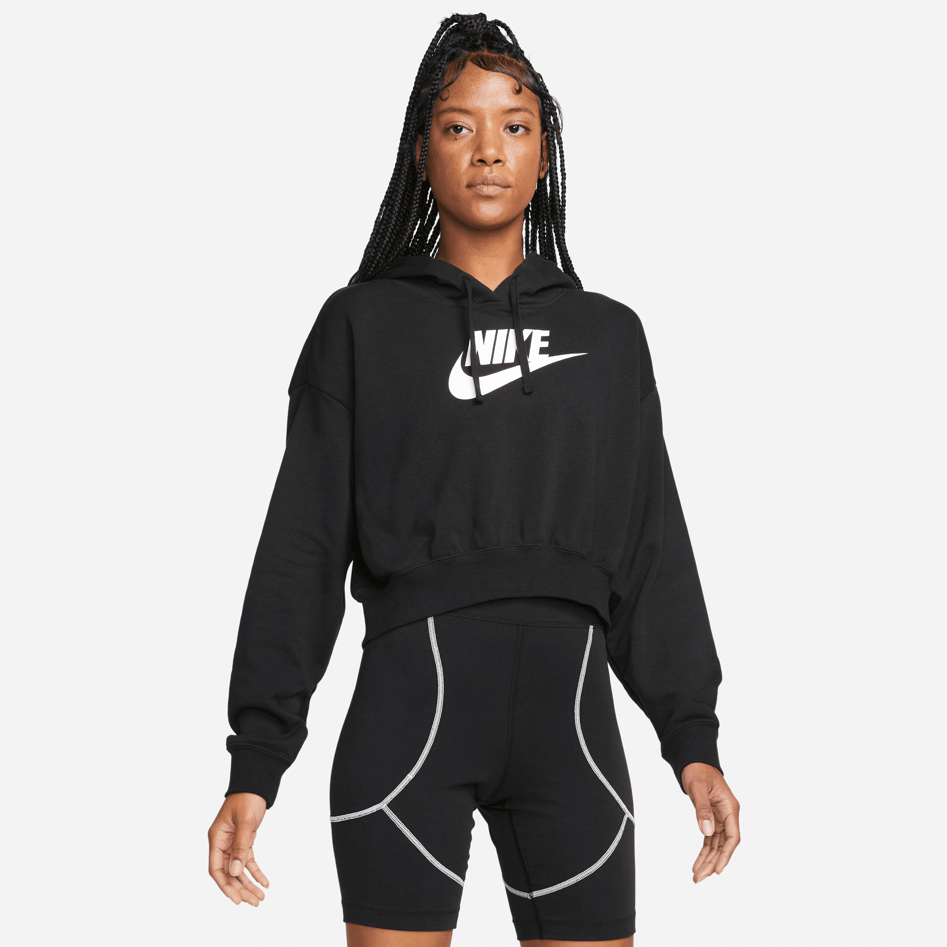 Nike Sportswear Kapuzensweatshirt "Club Fleece Womens Cropped Hoodie" günstig online kaufen