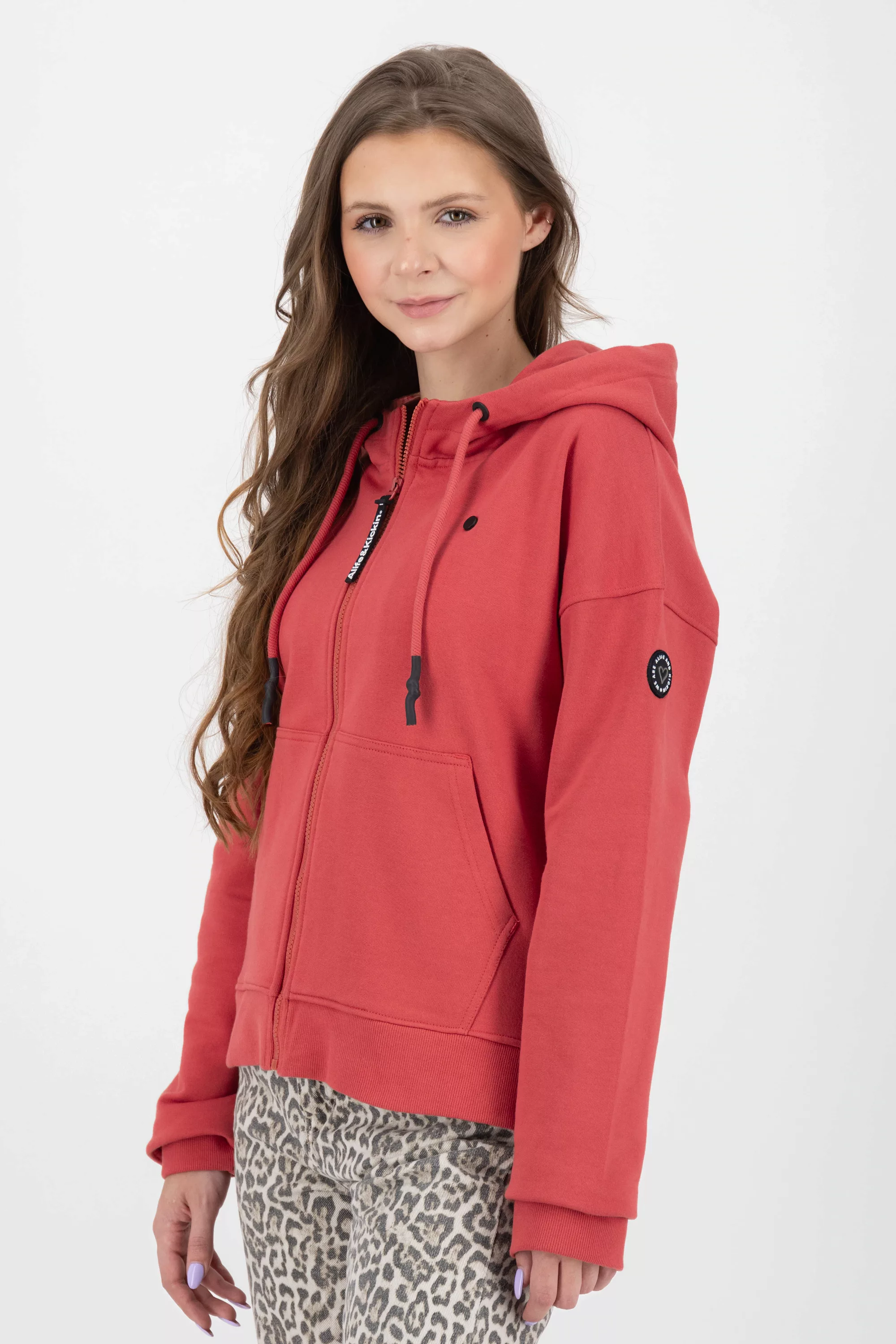 Alife & Kickin Kapuzensweatjacke "TwiggyAK A Hooded Sweat Jacket Damen" günstig online kaufen