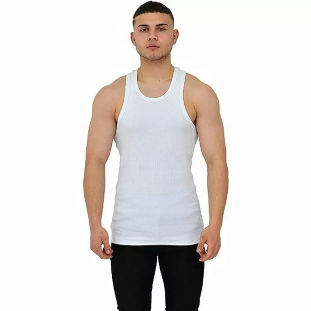 Megaman Jeans Muskelshirt Herren Muskelshirt Sport Tank Top Gym Training Fi günstig online kaufen