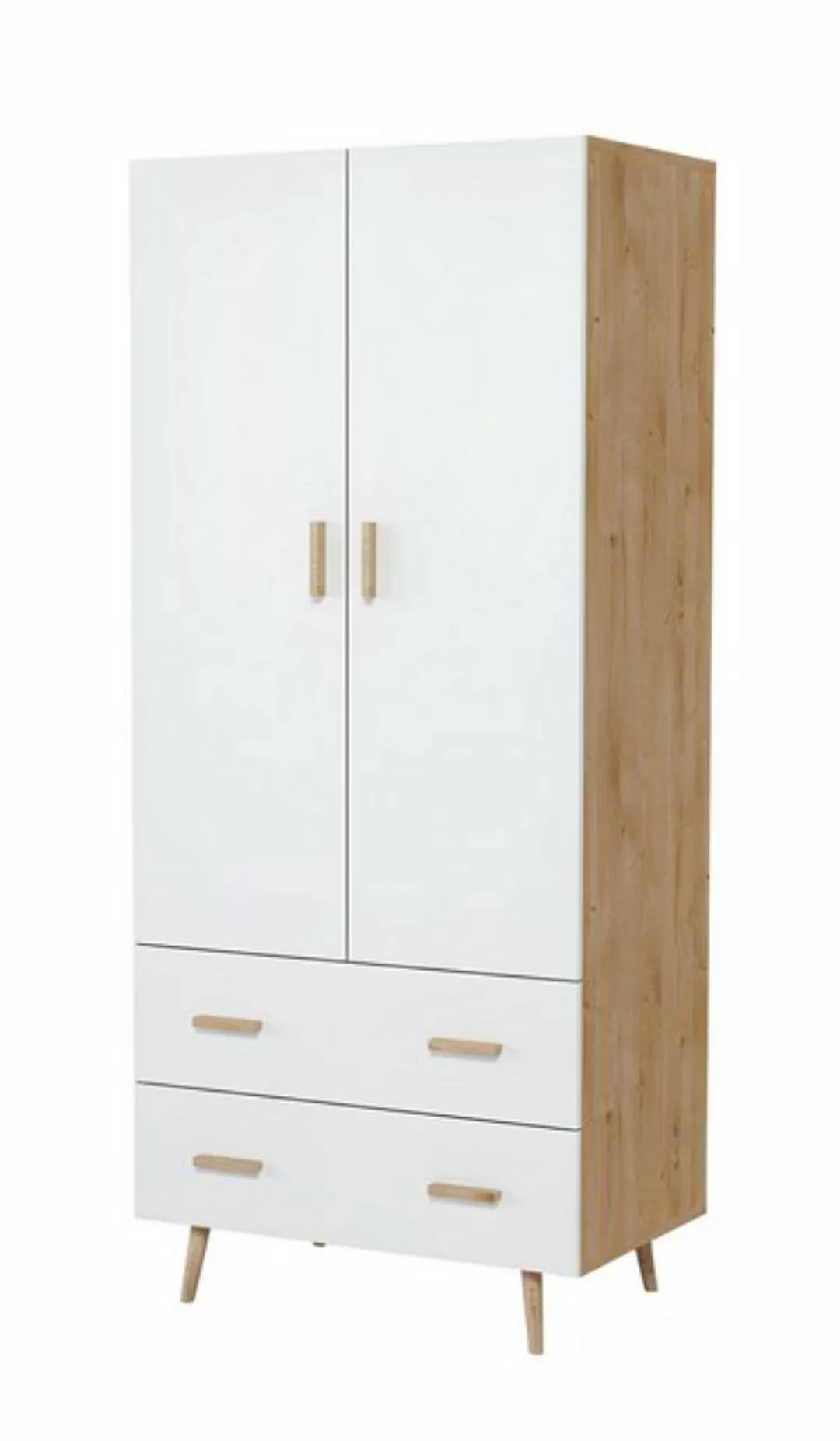 Xlmoebel Kleiderschrank Holzschrank für das Schlafzimmer mit modernem Desig günstig online kaufen