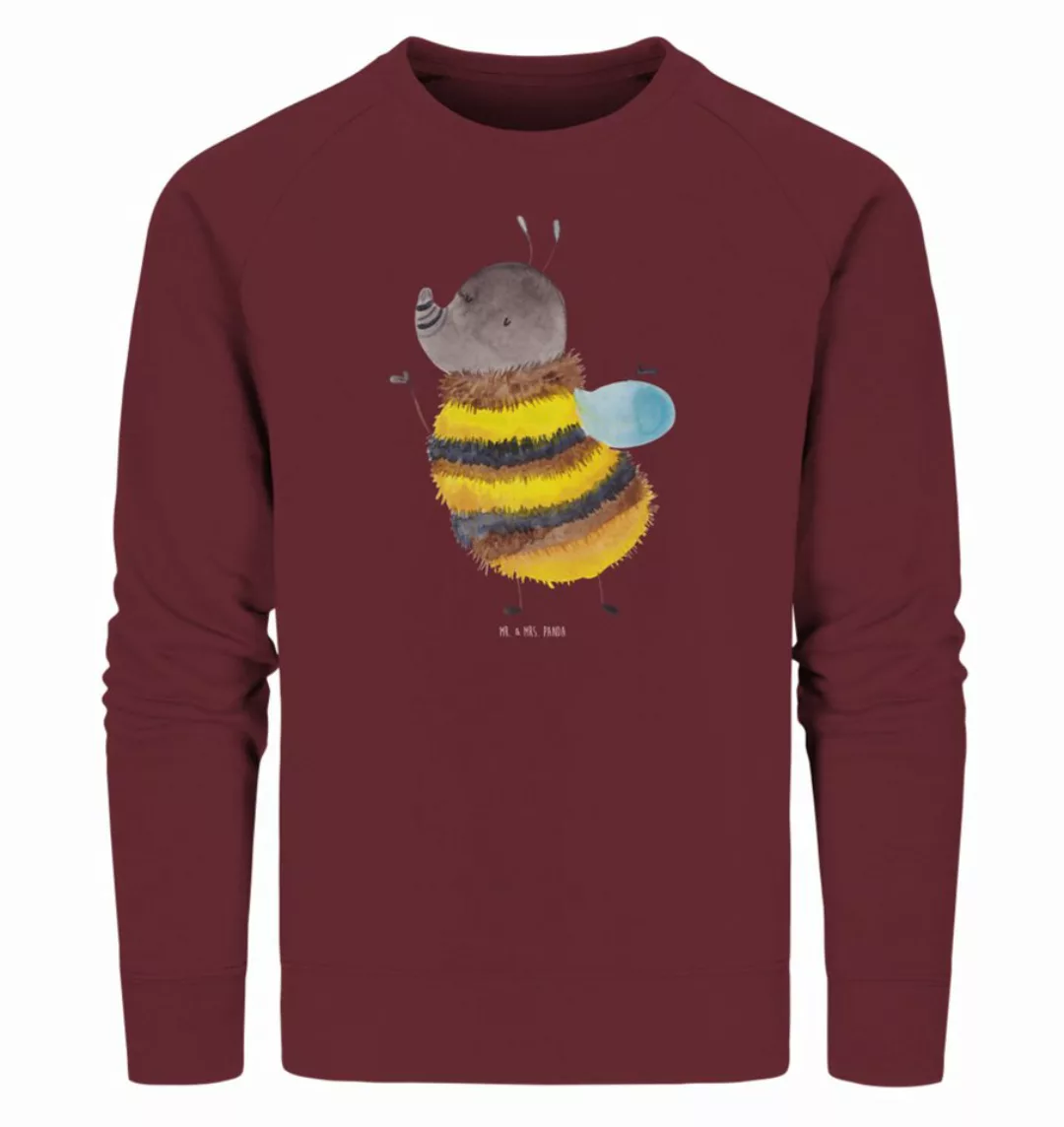 Mr. & Mrs. Panda Longpullover Größe L Hummel flauschig - Burgundy - Geschen günstig online kaufen