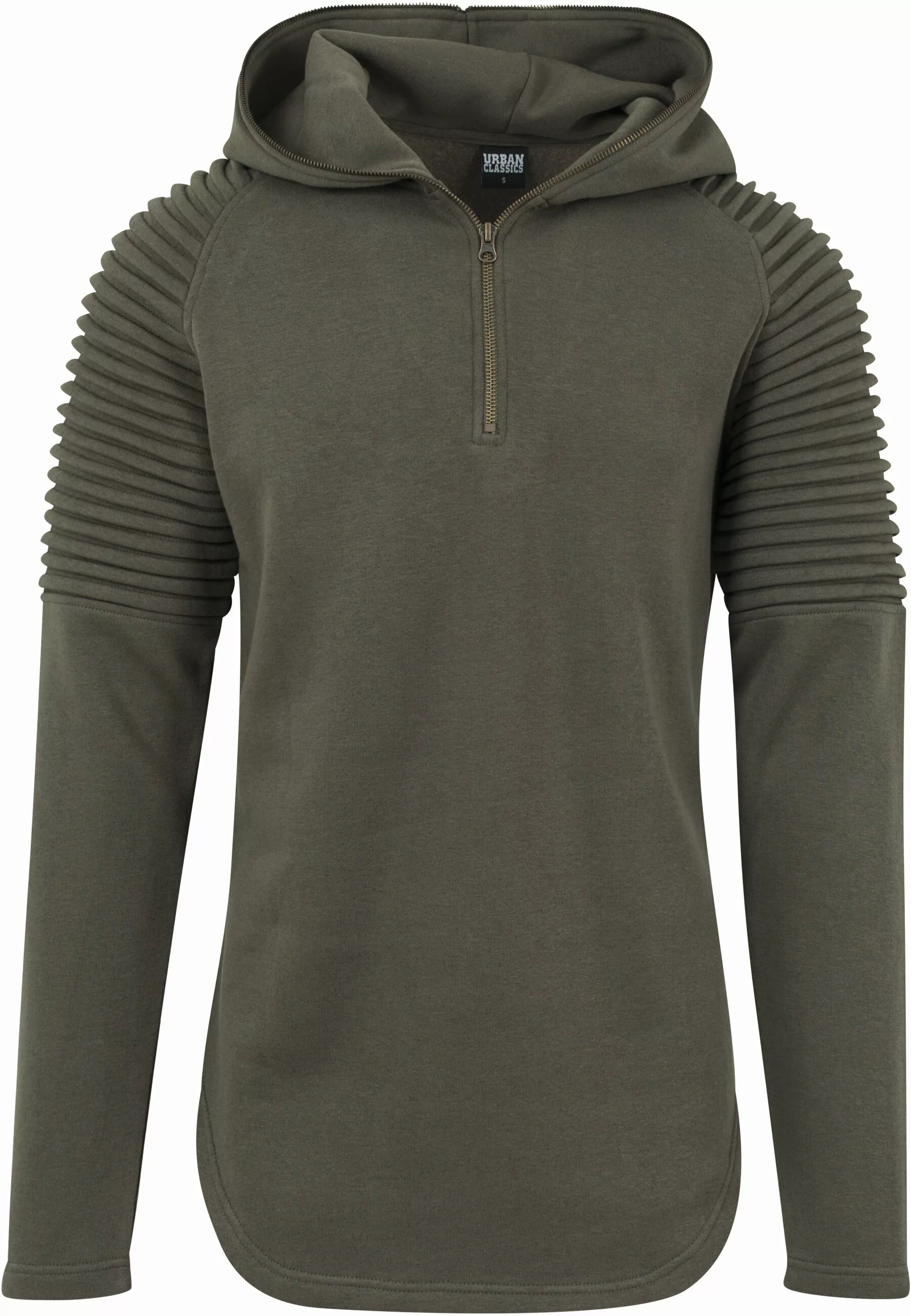 URBAN CLASSICS Hoodie "Urban Classics Herren Pleat Sleeves Terry Hoody" günstig online kaufen