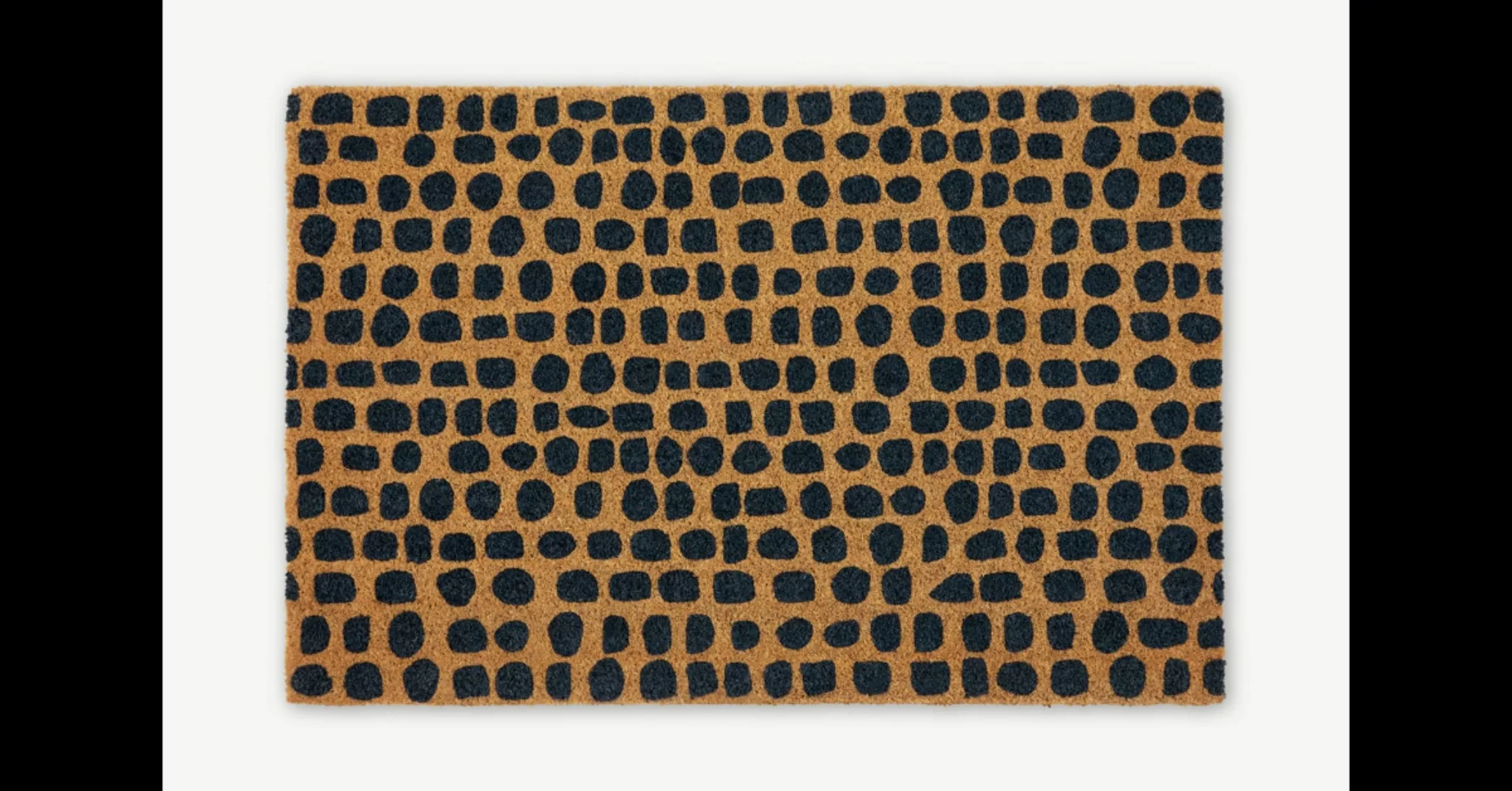 Uxi Fussmatte (60 x 90 cm), dunkles Marineblau - MADE.com günstig online kaufen