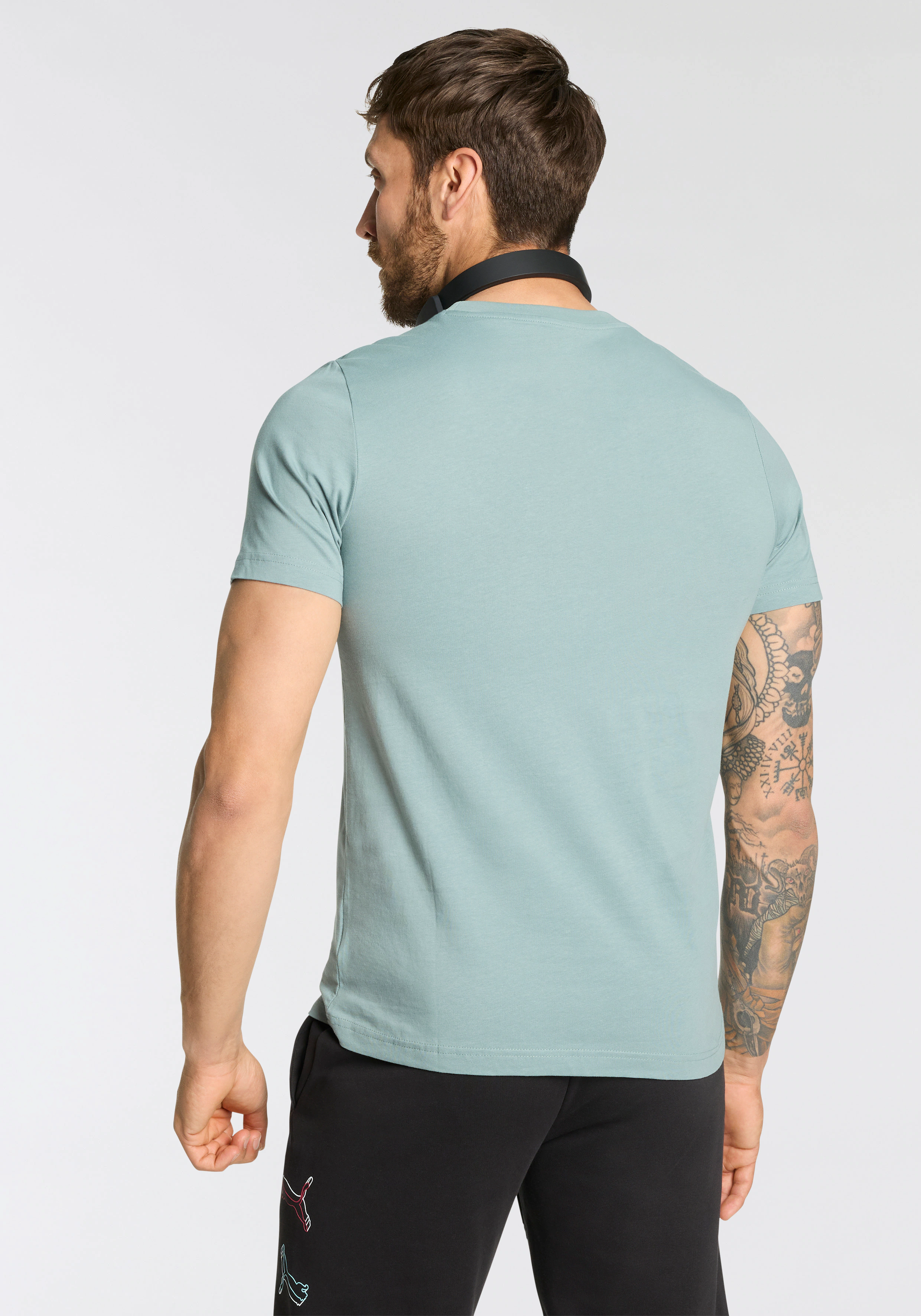 PUMA T-Shirt "ESS LOGO LAB HOG TEE", für Herren günstig online kaufen