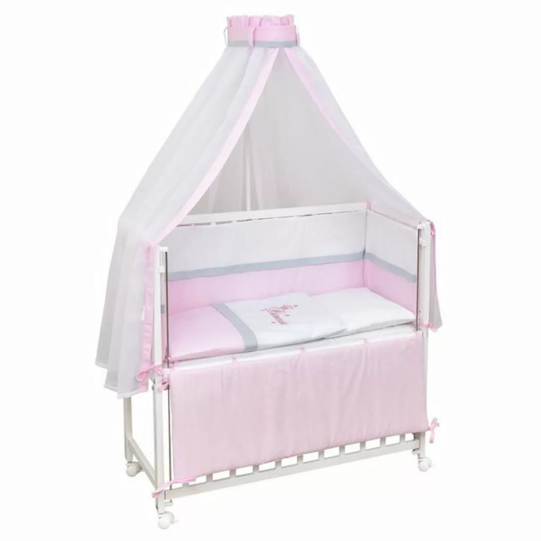 Baby-Delux Beistellbett Babybett Princess, Stillbett 90x40 weiß höhenverste günstig online kaufen