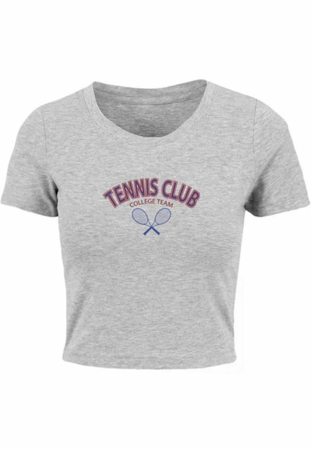 Merchcode T-Shirt Merchcode Damen Ladies College Club Cropped Tee (1-tlg) günstig online kaufen