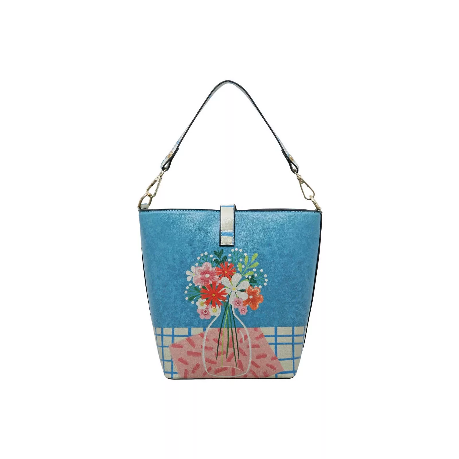 DOGO Handtasche "Damen Bucket Bag Get Yourself Flowers Vegan Damen Umhänget günstig online kaufen