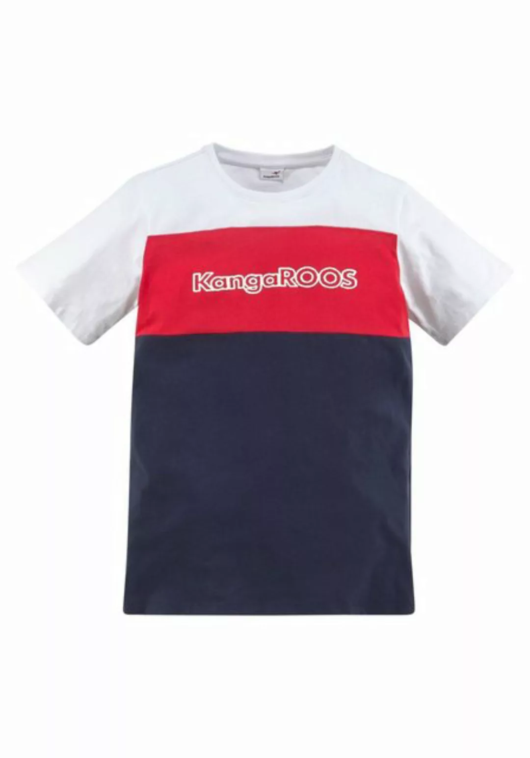 KangaROOS T-Shirt in Colorblockdesign günstig online kaufen