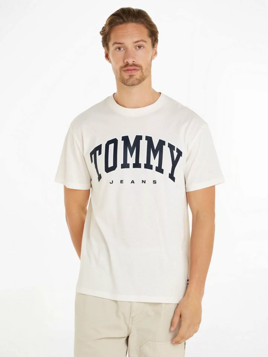 Tommy Jeans T-Shirt TJM REG ARCH VARSITY TEE EXT mit Logoprint günstig online kaufen