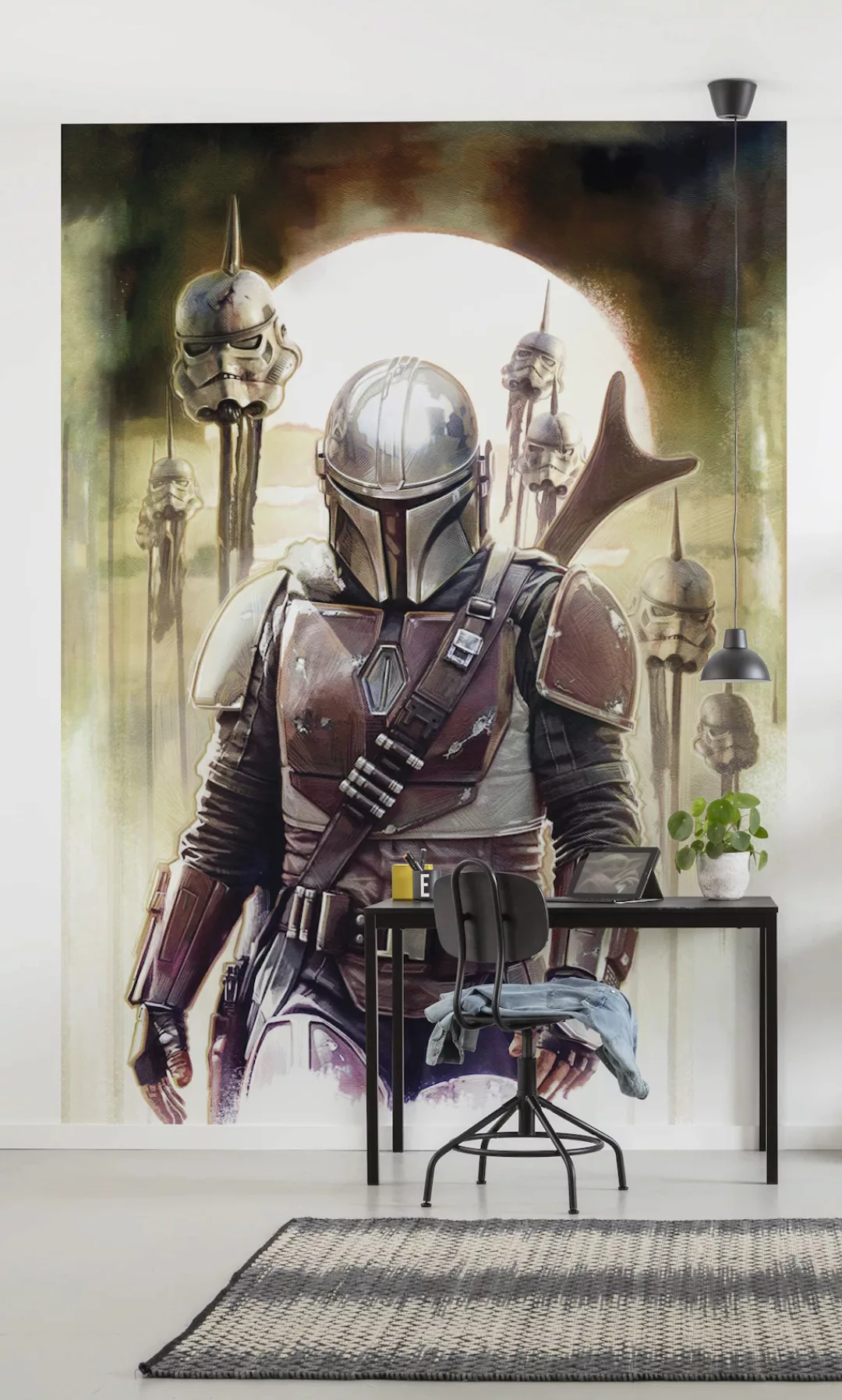 Komar Vliestapete »Star Wars The Mandalorian The Hunter«, 200x280 cm (Breit günstig online kaufen