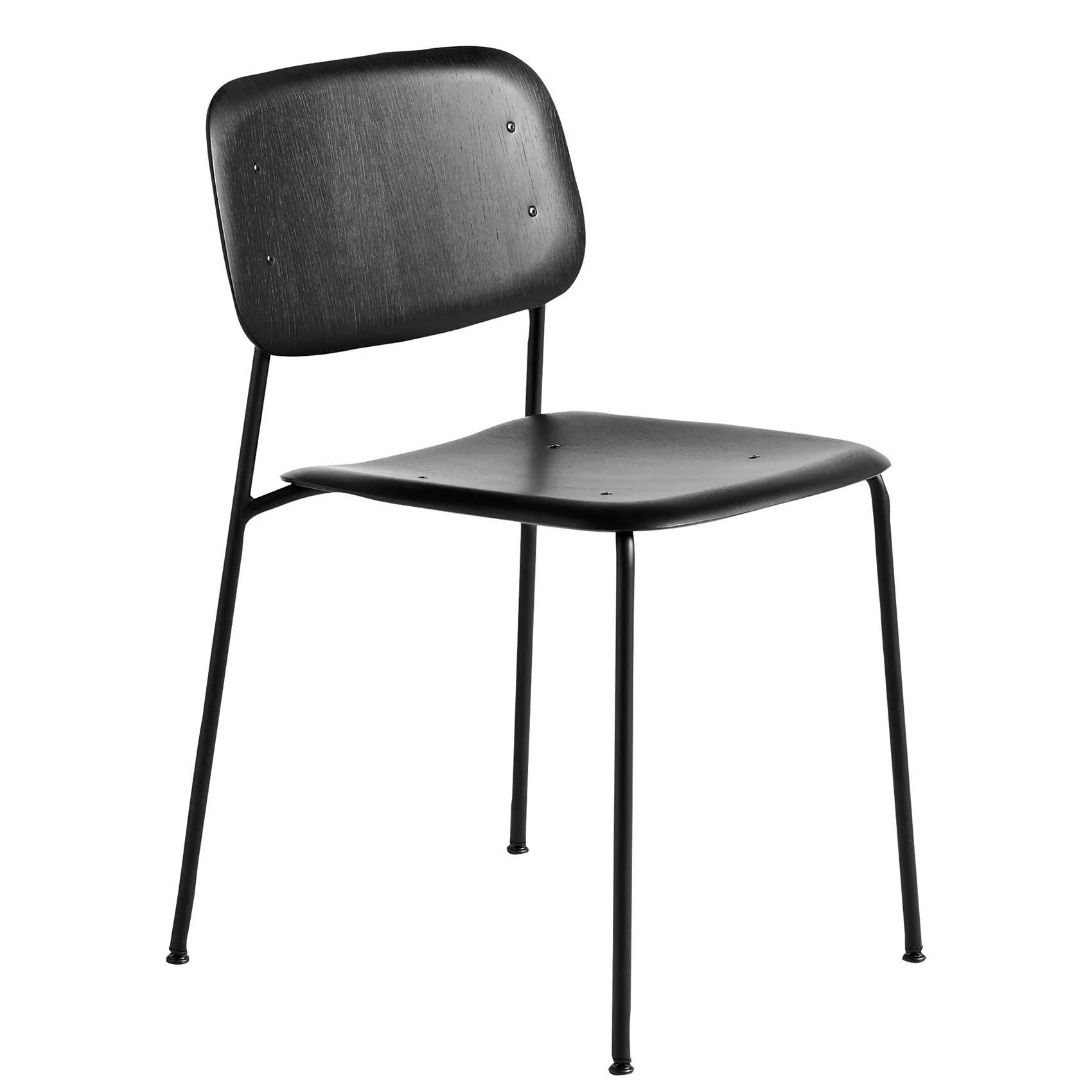 HAY - Soft Edge 10 Stuhl Gestell Stahl schwarz - schwarz/lackiert wasserbas günstig online kaufen