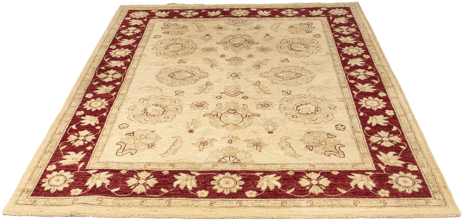 morgenland Orientteppich »Ziegler - 207 x 156 cm - beige«, rechteckig, Wohn günstig online kaufen