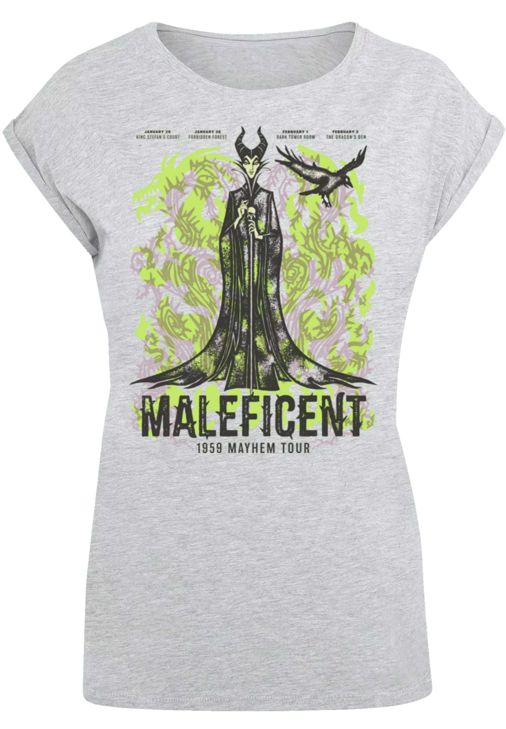 F4NT4STIC T-Shirt "Disney Villians Maleficent Mayem Tour", Premium Qualität günstig online kaufen