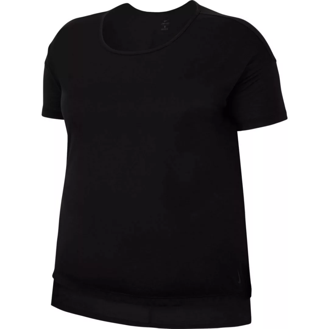 Nike Yoga Big Kurzarm T-shirt 3X Black / Dark Smoke Grey günstig online kaufen