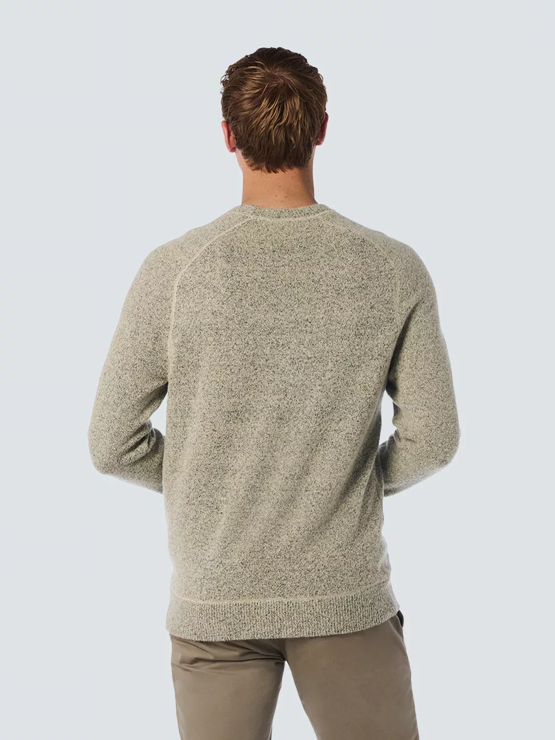 NO EXCESS Strickpullover in melierter Optik günstig online kaufen